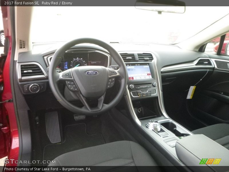 Ruby Red / Ebony 2017 Ford Fusion SE