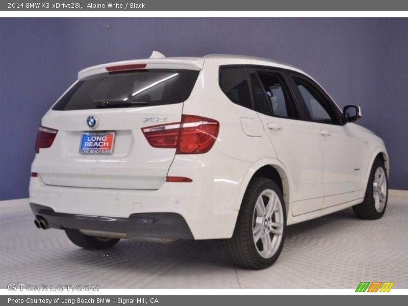 Alpine White / Black 2014 BMW X3 xDrive28i