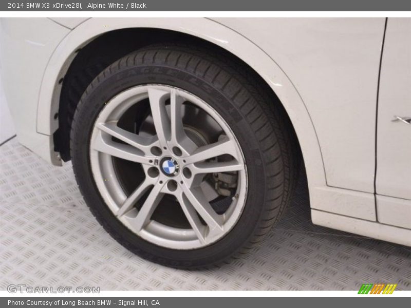 Alpine White / Black 2014 BMW X3 xDrive28i