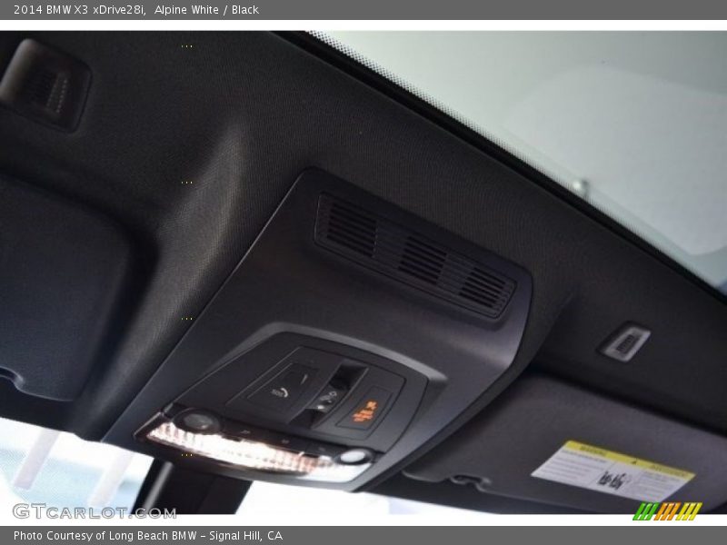 Alpine White / Black 2014 BMW X3 xDrive28i