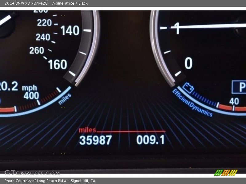 Alpine White / Black 2014 BMW X3 xDrive28i