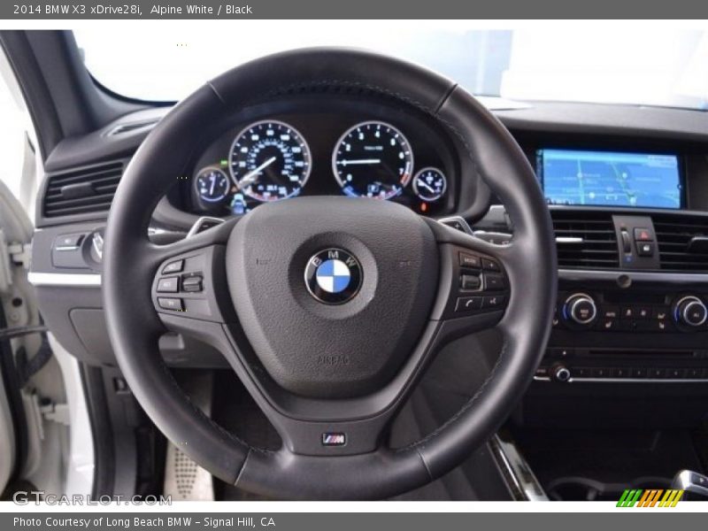 Alpine White / Black 2014 BMW X3 xDrive28i