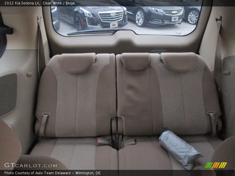 Clear White / Beige 2012 Kia Sedona LX