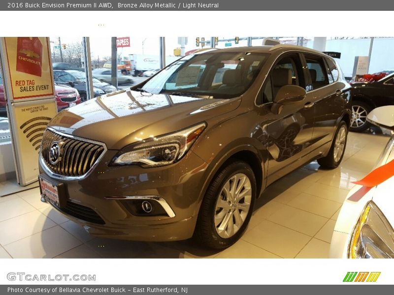 Bronze Alloy Metallic / Light Neutral 2016 Buick Envision Premium II AWD
