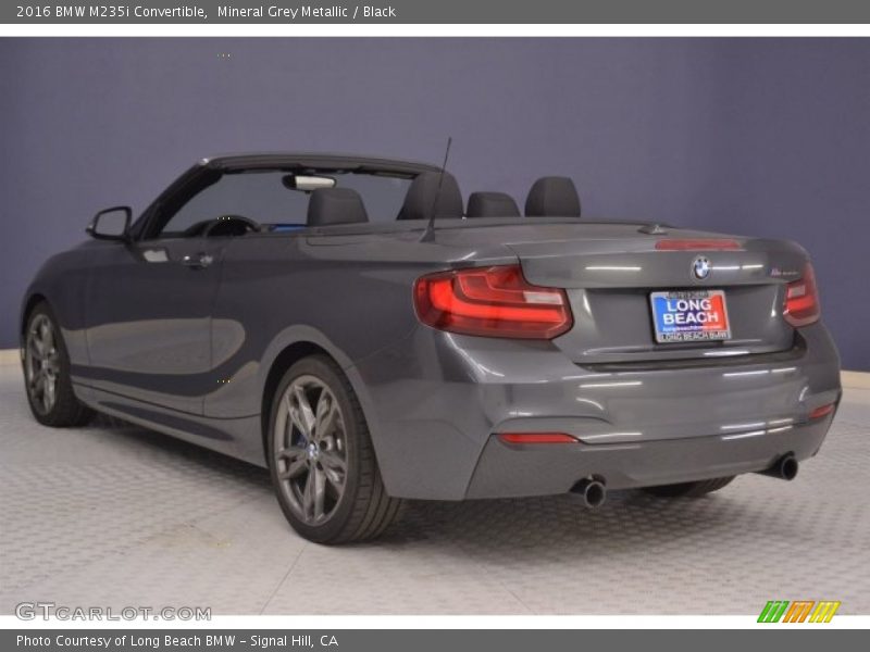 Mineral Grey Metallic / Black 2016 BMW M235i Convertible