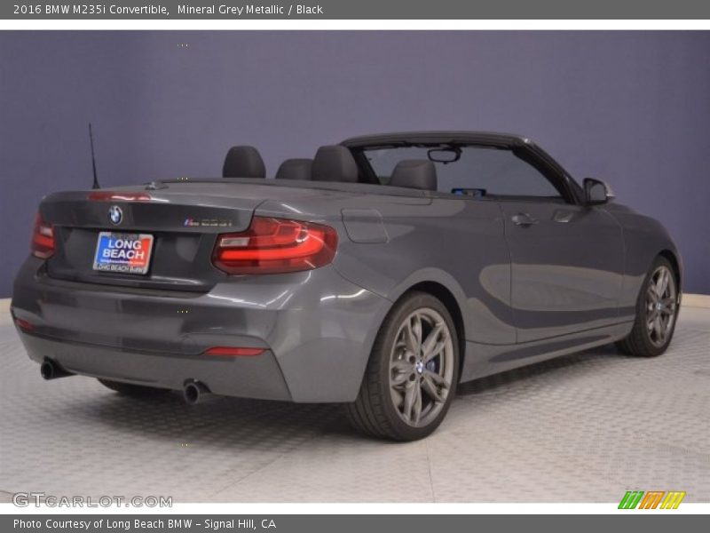 Mineral Grey Metallic / Black 2016 BMW M235i Convertible