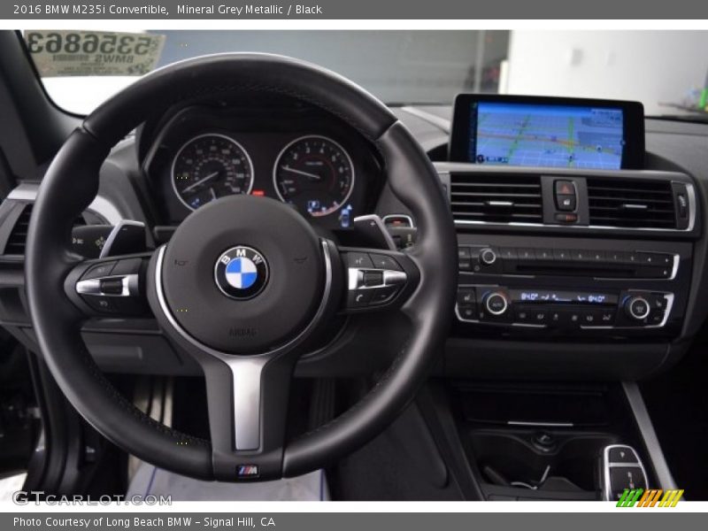 Mineral Grey Metallic / Black 2016 BMW M235i Convertible