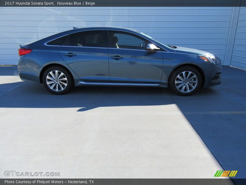 Nouveau Blue / Beige 2017 Hyundai Sonata Sport
