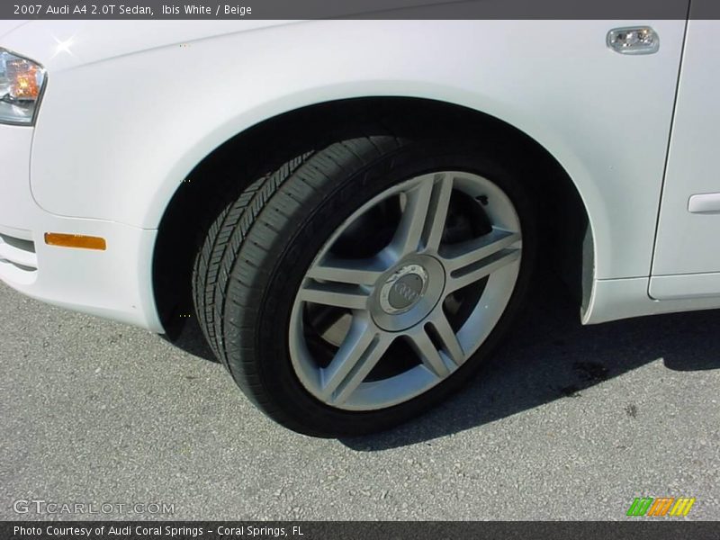 Ibis White / Beige 2007 Audi A4 2.0T Sedan