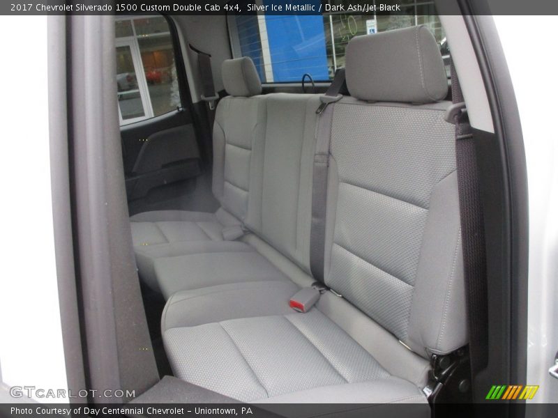 Silver Ice Metallic / Dark Ash/Jet Black 2017 Chevrolet Silverado 1500 Custom Double Cab 4x4