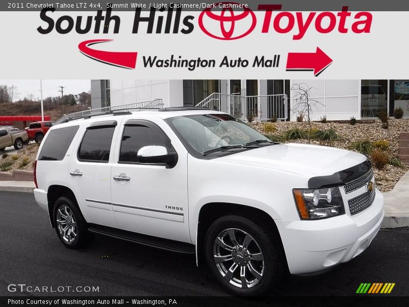 Summit White / Light Cashmere/Dark Cashmere 2011 Chevrolet Tahoe LTZ 4x4