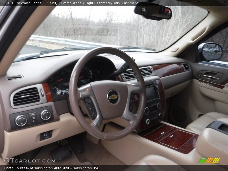 Summit White / Light Cashmere/Dark Cashmere 2011 Chevrolet Tahoe LTZ 4x4