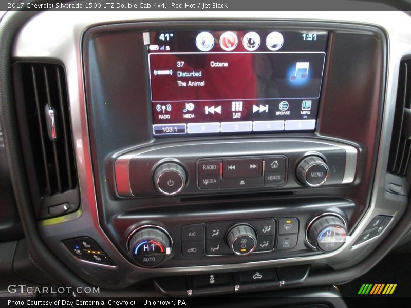 Controls of 2017 Silverado 1500 LTZ Double Cab 4x4