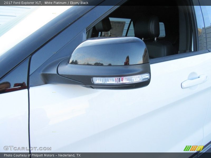 White Platinum / Ebony Black 2017 Ford Explorer XLT