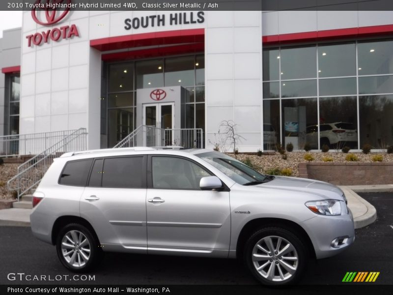 Classic Silver Metallic / Ash 2010 Toyota Highlander Hybrid Limited 4WD