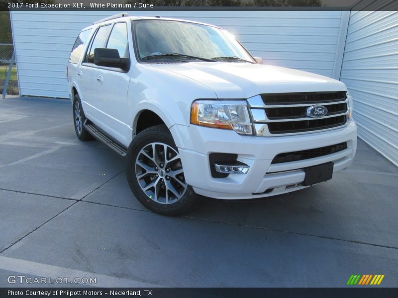 White Platinum / Dune 2017 Ford Expedition XLT