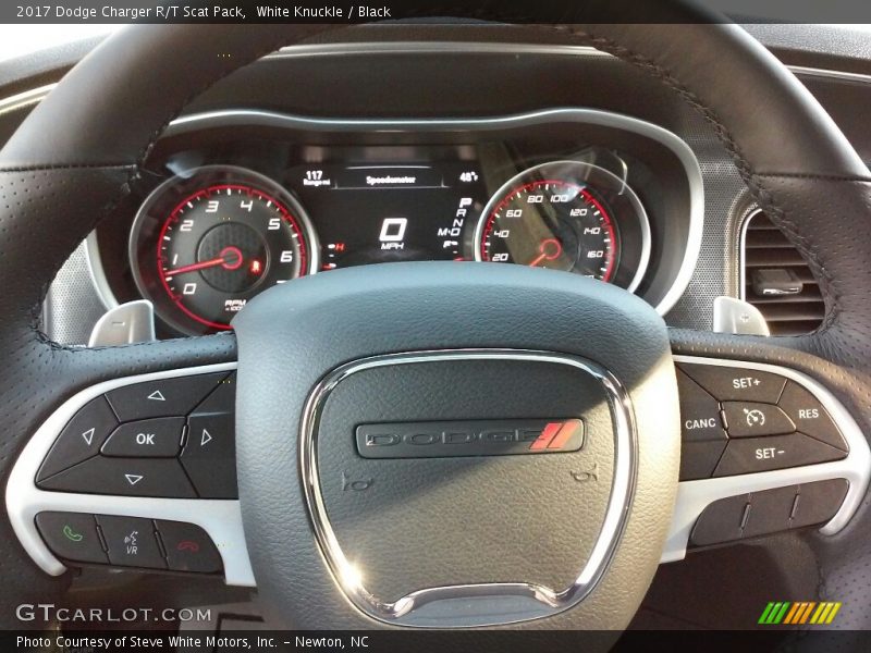 White Knuckle / Black 2017 Dodge Charger R/T Scat Pack