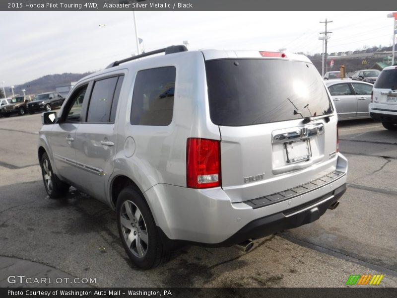 Alabaster Silver Metallic / Black 2015 Honda Pilot Touring 4WD