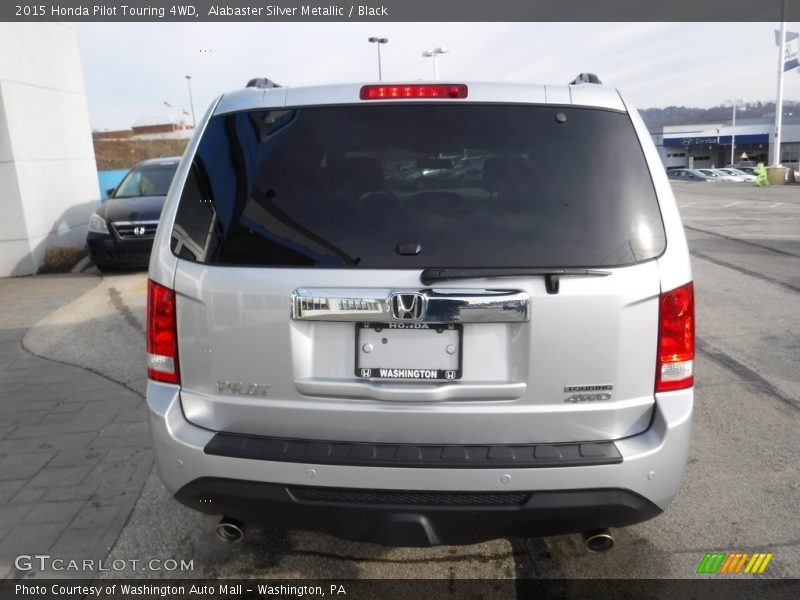 Alabaster Silver Metallic / Black 2015 Honda Pilot Touring 4WD