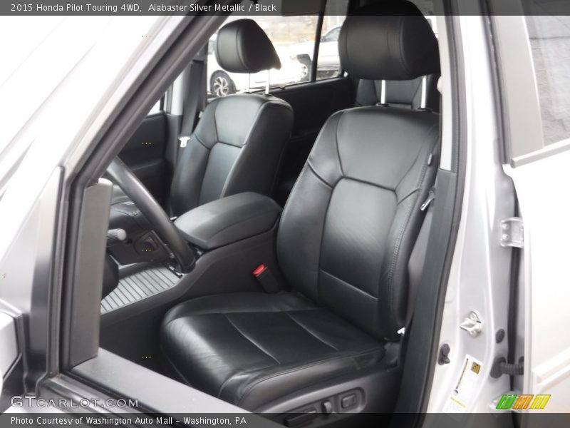 Alabaster Silver Metallic / Black 2015 Honda Pilot Touring 4WD