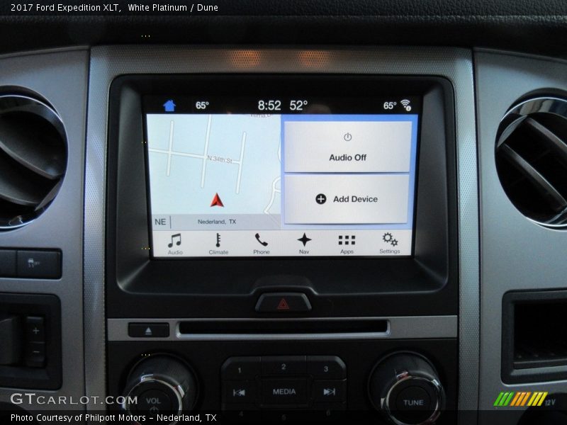White Platinum / Dune 2017 Ford Expedition XLT