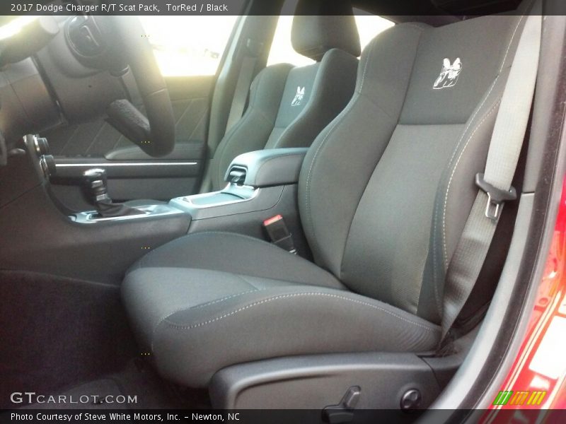 Front Seat of 2017 Charger R/T Scat Pack