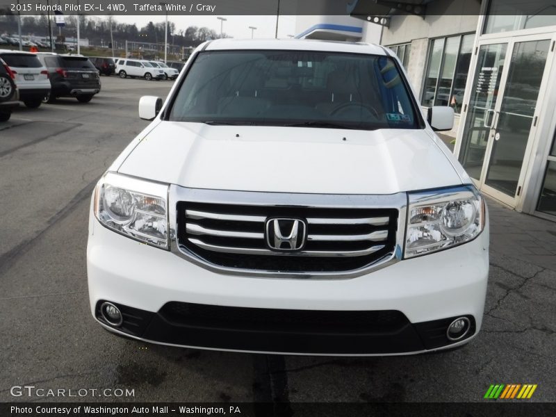 Taffeta White / Gray 2015 Honda Pilot EX-L 4WD