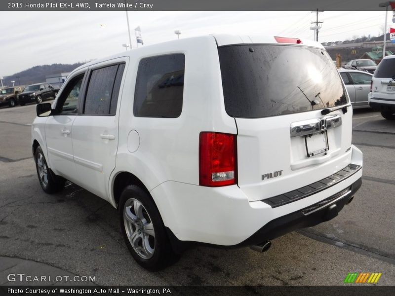 Taffeta White / Gray 2015 Honda Pilot EX-L 4WD