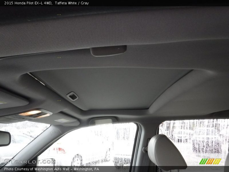Taffeta White / Gray 2015 Honda Pilot EX-L 4WD