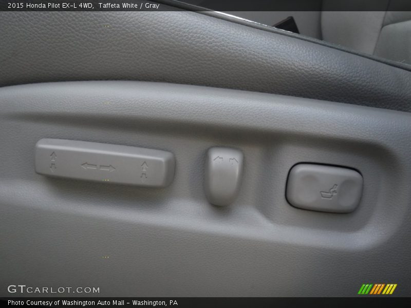 Taffeta White / Gray 2015 Honda Pilot EX-L 4WD