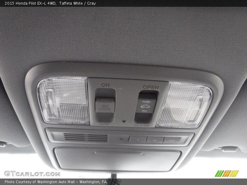 Taffeta White / Gray 2015 Honda Pilot EX-L 4WD