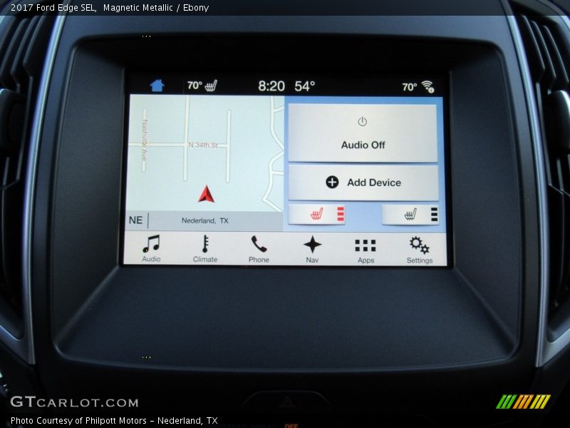 Magnetic Metallic / Ebony 2017 Ford Edge SEL