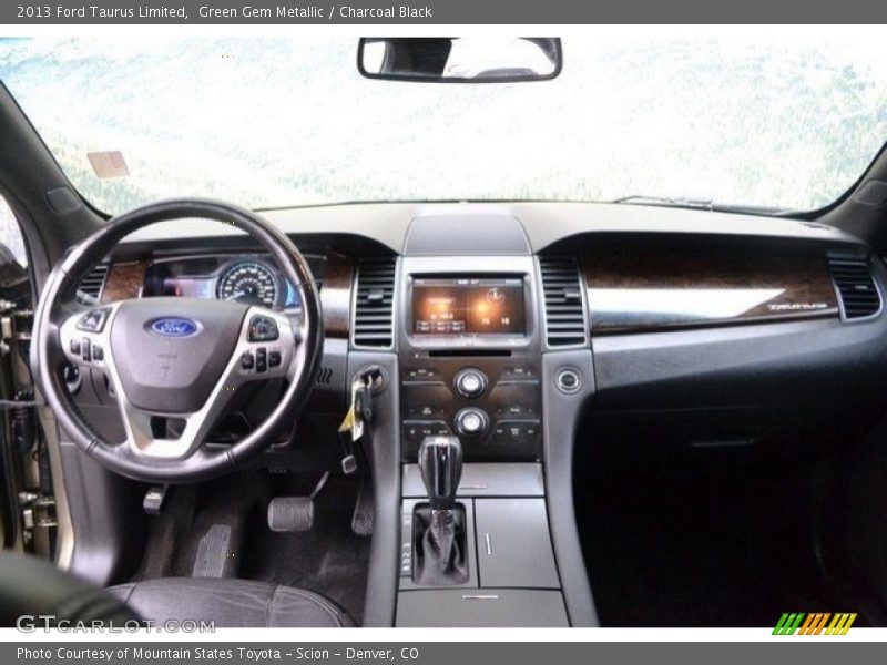 Green Gem Metallic / Charcoal Black 2013 Ford Taurus Limited