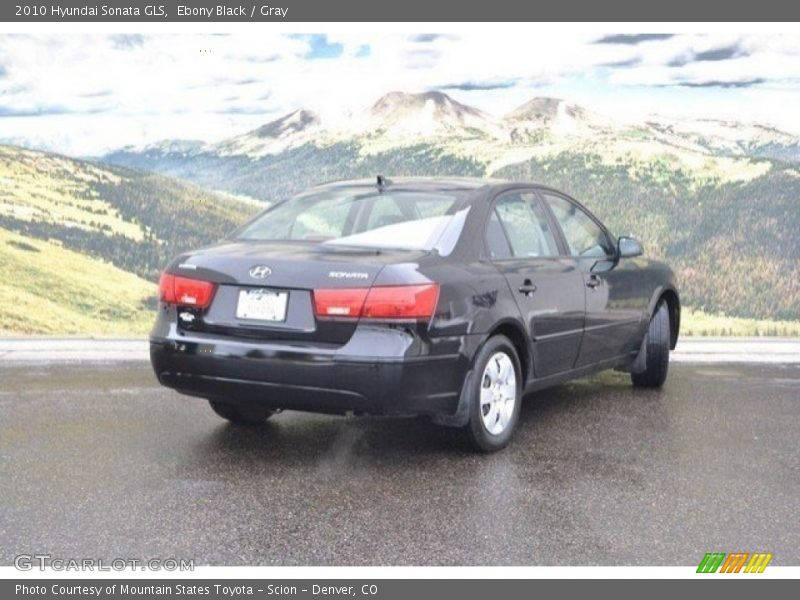 Ebony Black / Gray 2010 Hyundai Sonata GLS