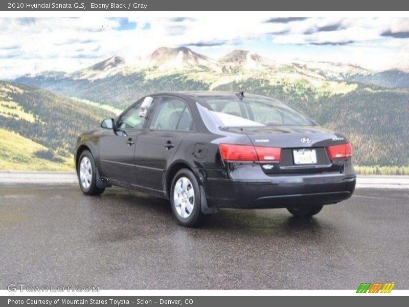 Ebony Black / Gray 2010 Hyundai Sonata GLS