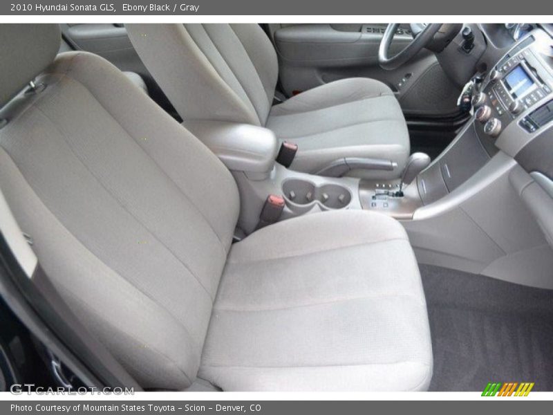 Ebony Black / Gray 2010 Hyundai Sonata GLS
