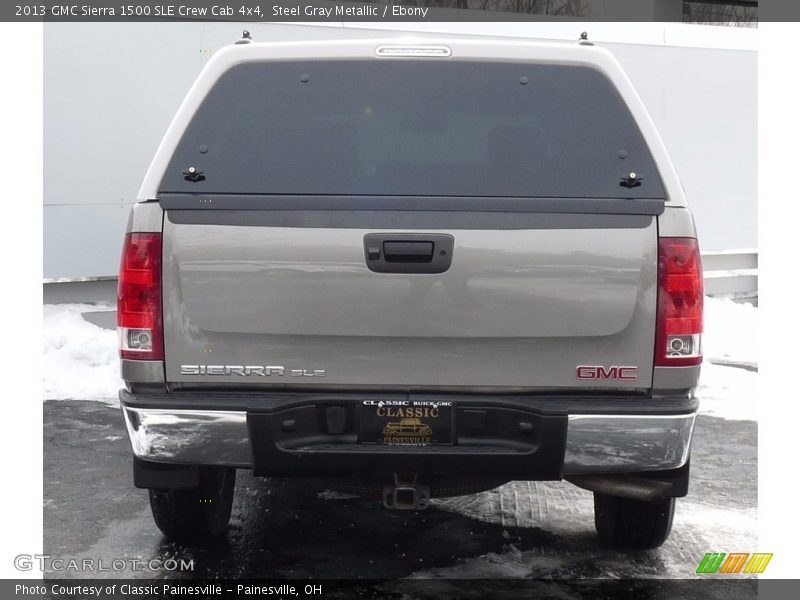 Steel Gray Metallic / Ebony 2013 GMC Sierra 1500 SLE Crew Cab 4x4