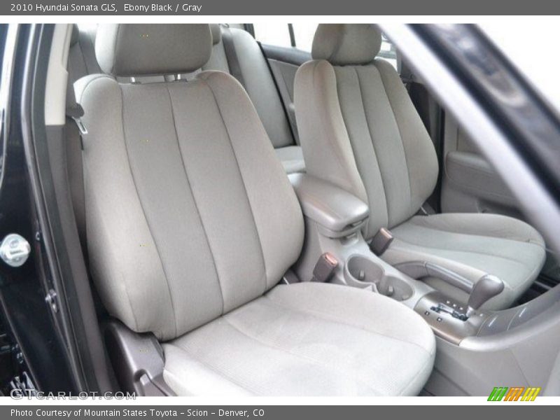 Ebony Black / Gray 2010 Hyundai Sonata GLS