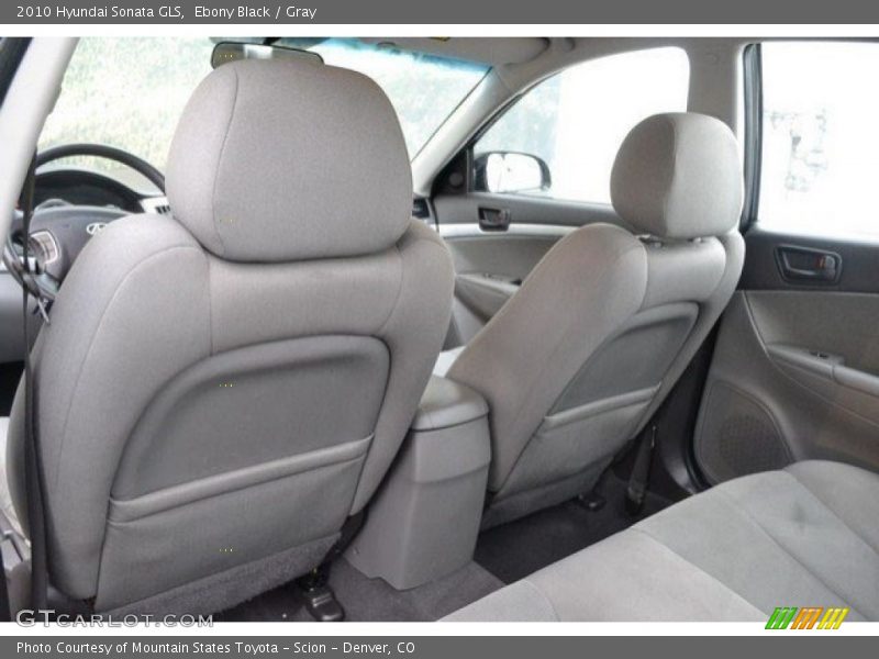 Ebony Black / Gray 2010 Hyundai Sonata GLS