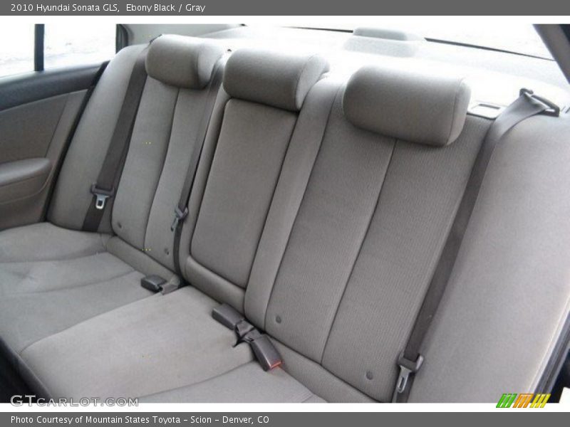 Ebony Black / Gray 2010 Hyundai Sonata GLS