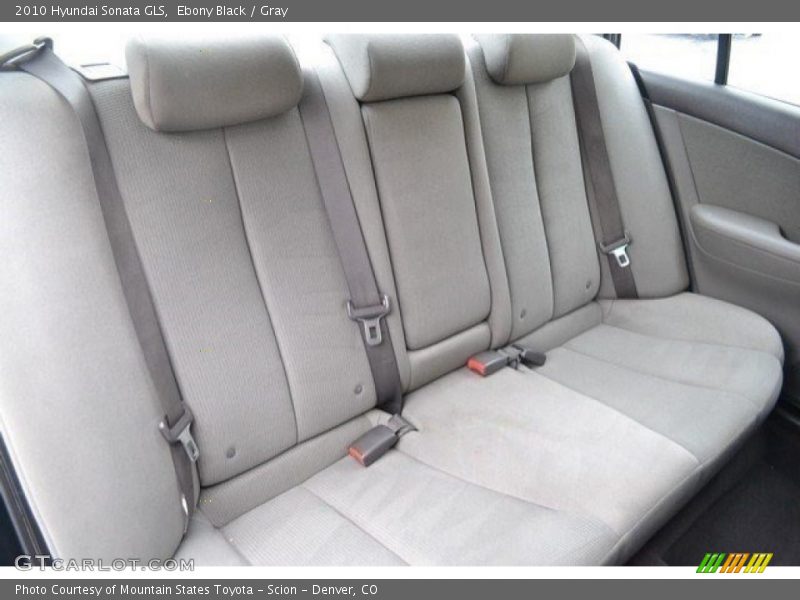 Ebony Black / Gray 2010 Hyundai Sonata GLS