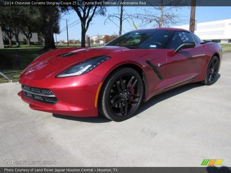 Front 3/4 View of 2014 Corvette Stingray Coupe Z51