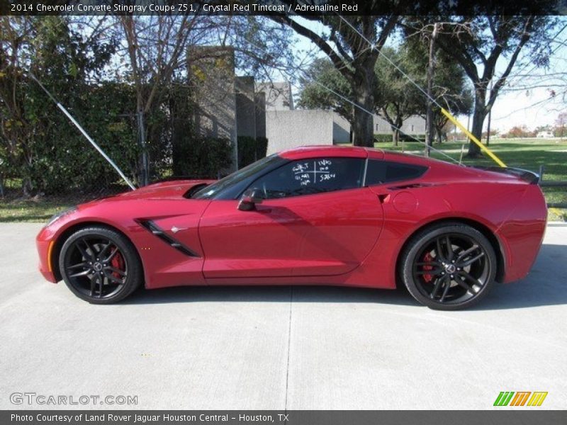 Crystal Red Tintcoat / Adrenaline Red 2014 Chevrolet Corvette Stingray Coupe Z51