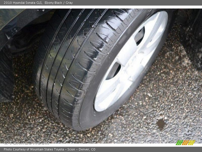 Ebony Black / Gray 2010 Hyundai Sonata GLS
