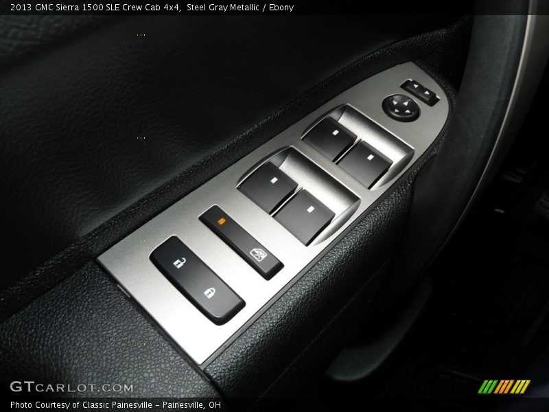Steel Gray Metallic / Ebony 2013 GMC Sierra 1500 SLE Crew Cab 4x4