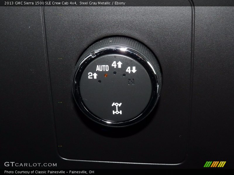 Steel Gray Metallic / Ebony 2013 GMC Sierra 1500 SLE Crew Cab 4x4