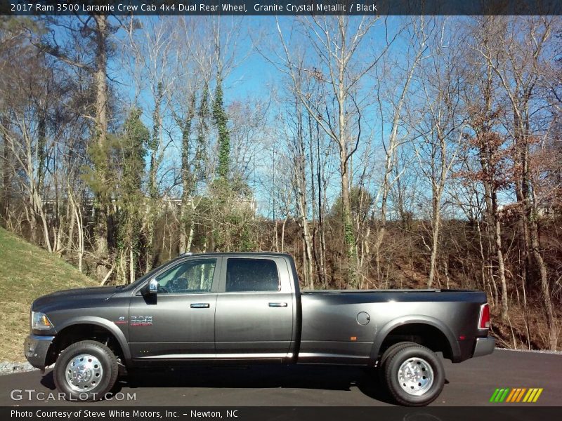  2017 3500 Laramie Crew Cab 4x4 Dual Rear Wheel Granite Crystal Metallic