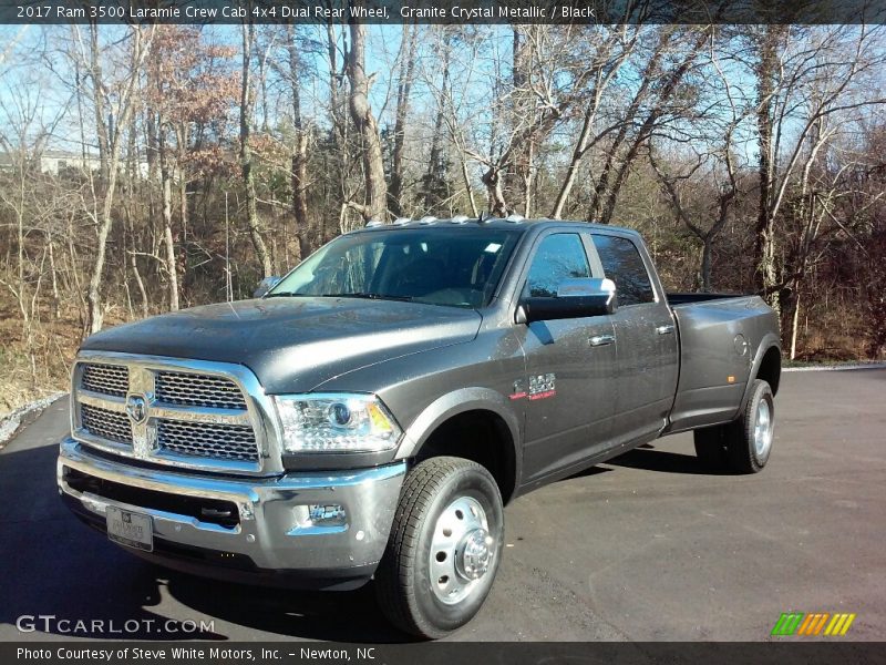 Granite Crystal Metallic / Black 2017 Ram 3500 Laramie Crew Cab 4x4 Dual Rear Wheel