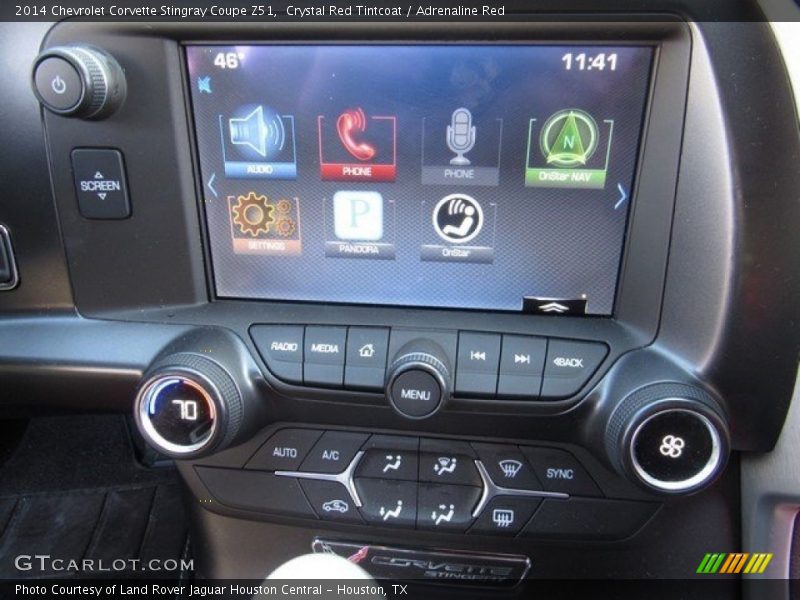 Controls of 2014 Corvette Stingray Coupe Z51