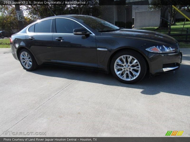 Stratus Grey Metallic / Warm Charcoal 2013 Jaguar XF 3.0